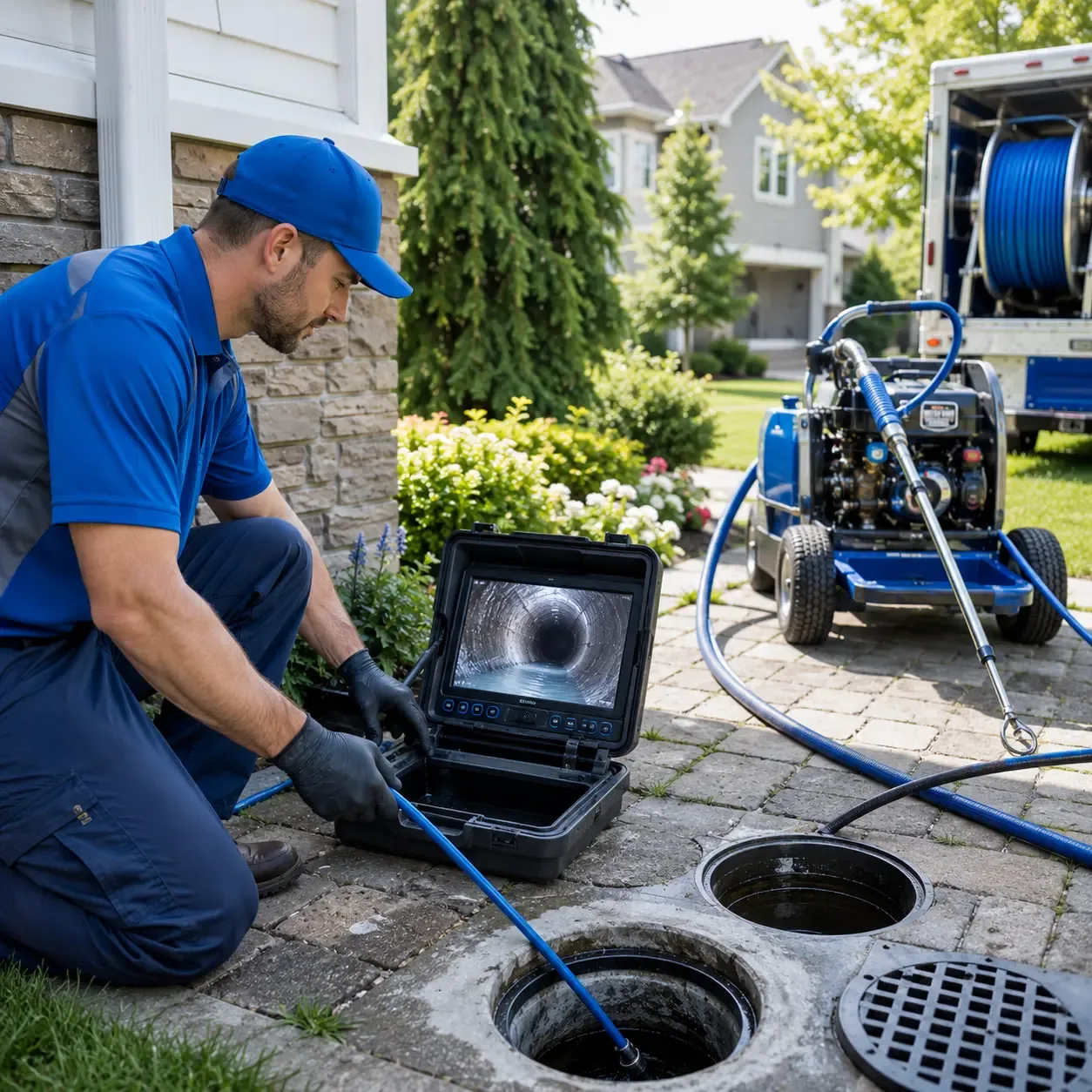 Outdoor drain cleaning professionals serving Bryson City, NC